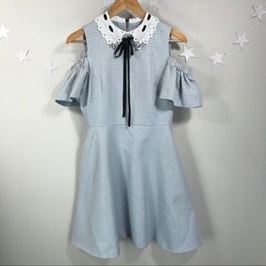 Ted Baker 2 US S Cold Shoulder Skater Dress